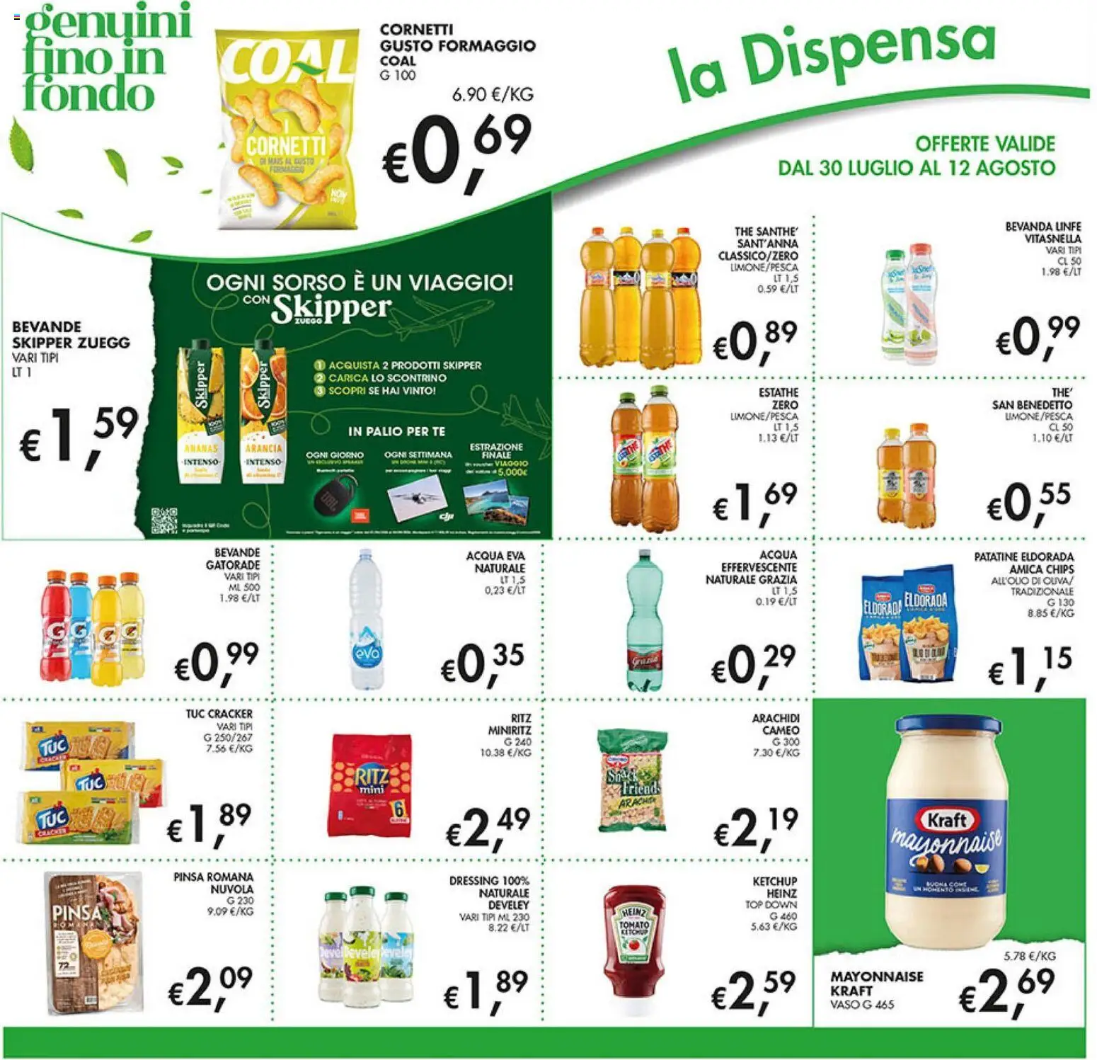 Volantino Coal del 30/07/2026 | Pagina: 14 | Prodotti: Ketchup, Acqua, Bevande, The