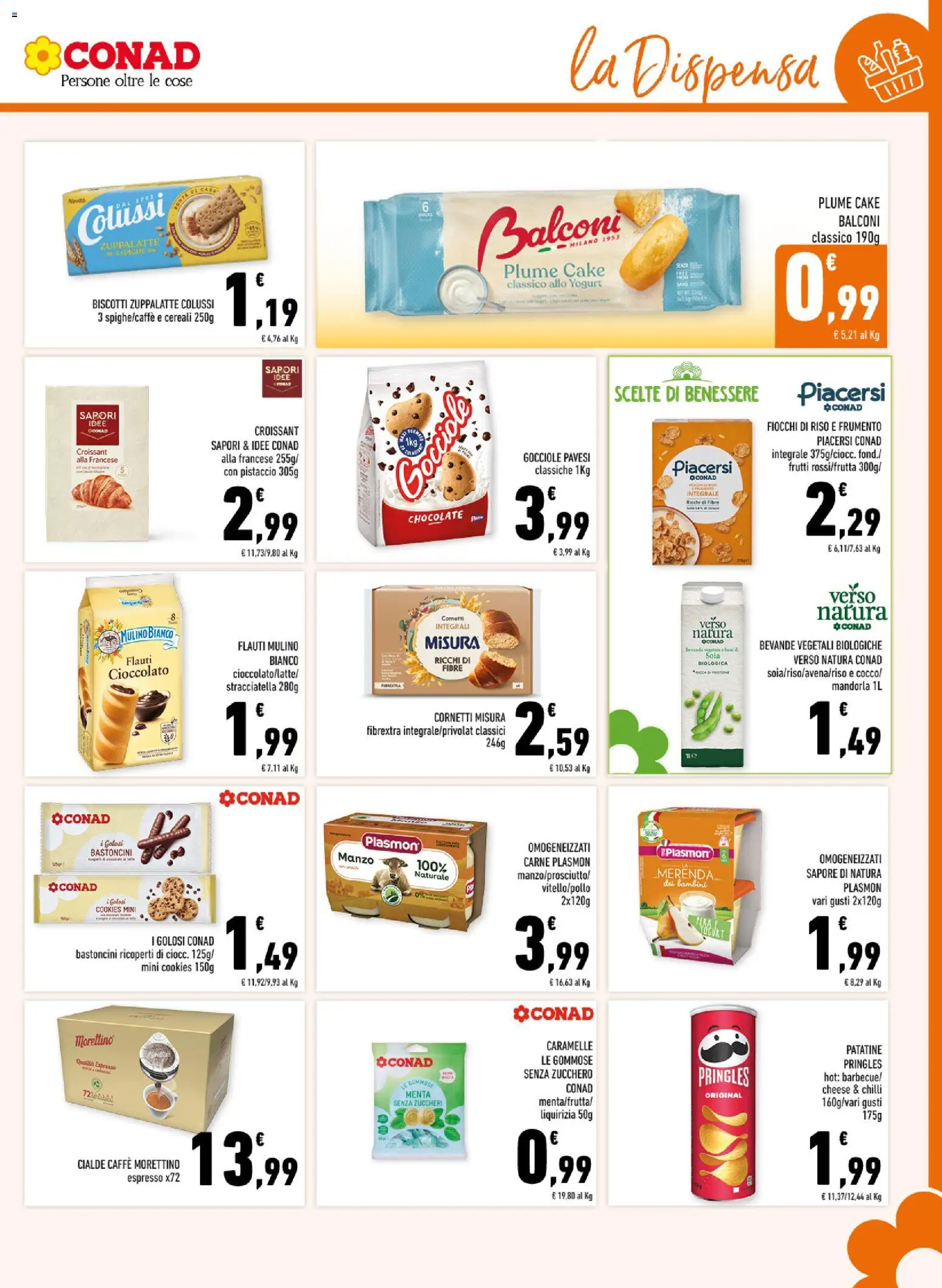 Volantino Conad del 01/07/2026 | Pagina: 11 | Prodotti: Manzo, Caramelle, Croissant, Stracciatella