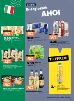 Migros aktionen ab 08.10.2026 gültig | Seite: 13 | Produkte: Red bull, Getränke, Orangensaft, Pizza