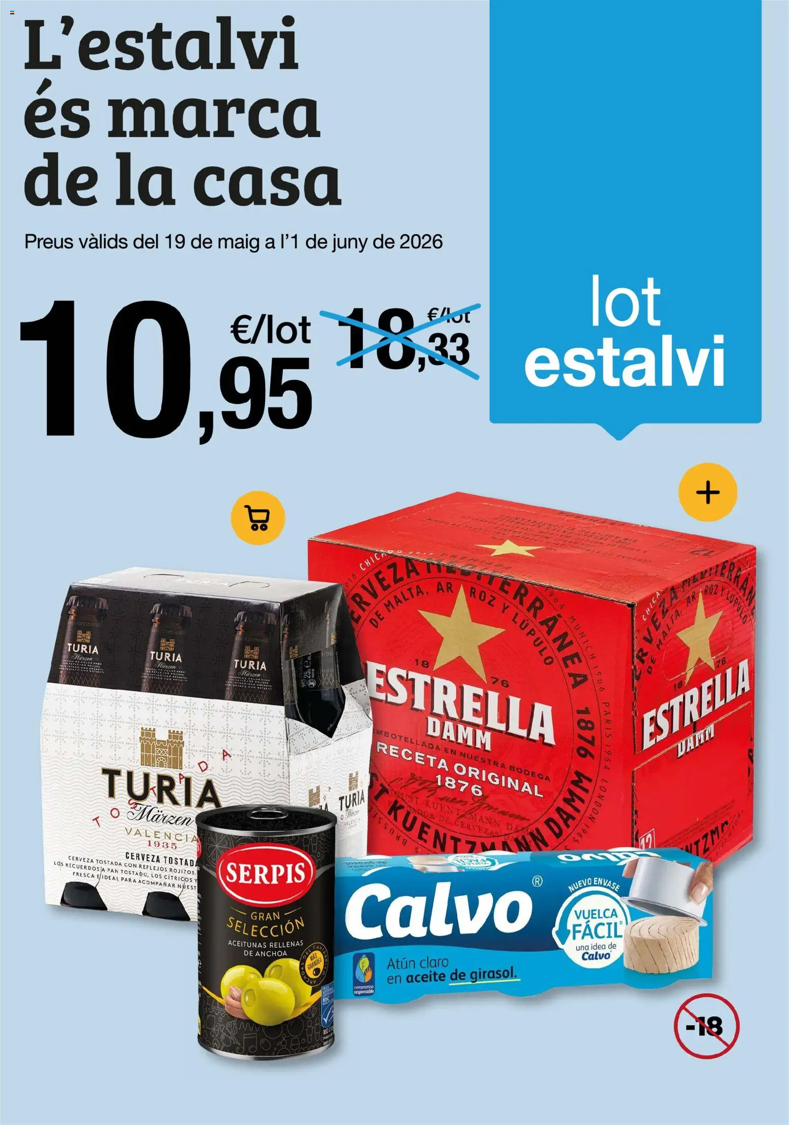 Bonpreu folleto │ válido desde el 19.05.2026 | Página: 1 | Productos: Aceite, Pan, Anchoa, Atún claro