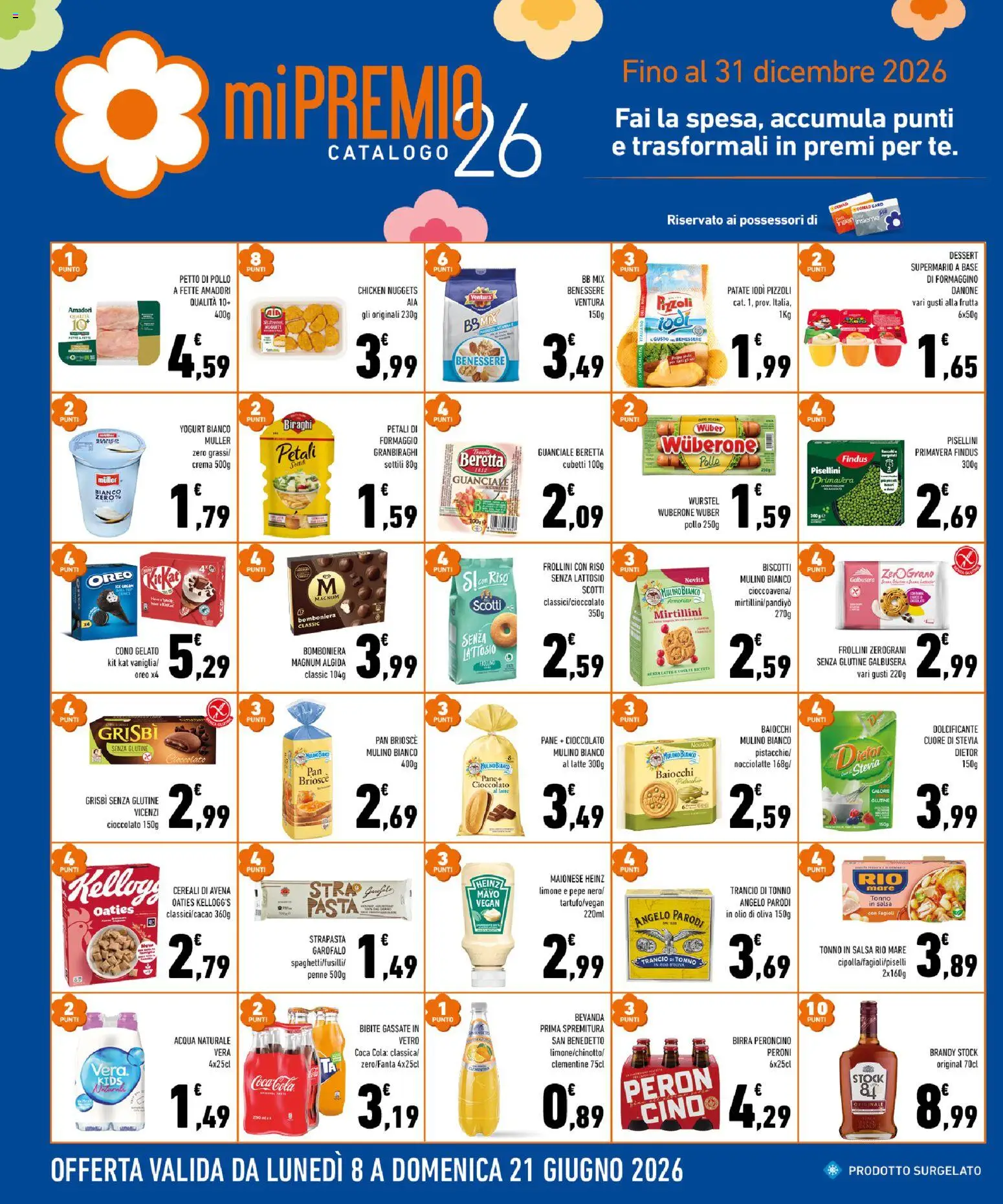 Volantino Conad del 10.06.2026 | Pagina: 6 | Prodotti: Birra, Bibite, Brandy, Coca Cola