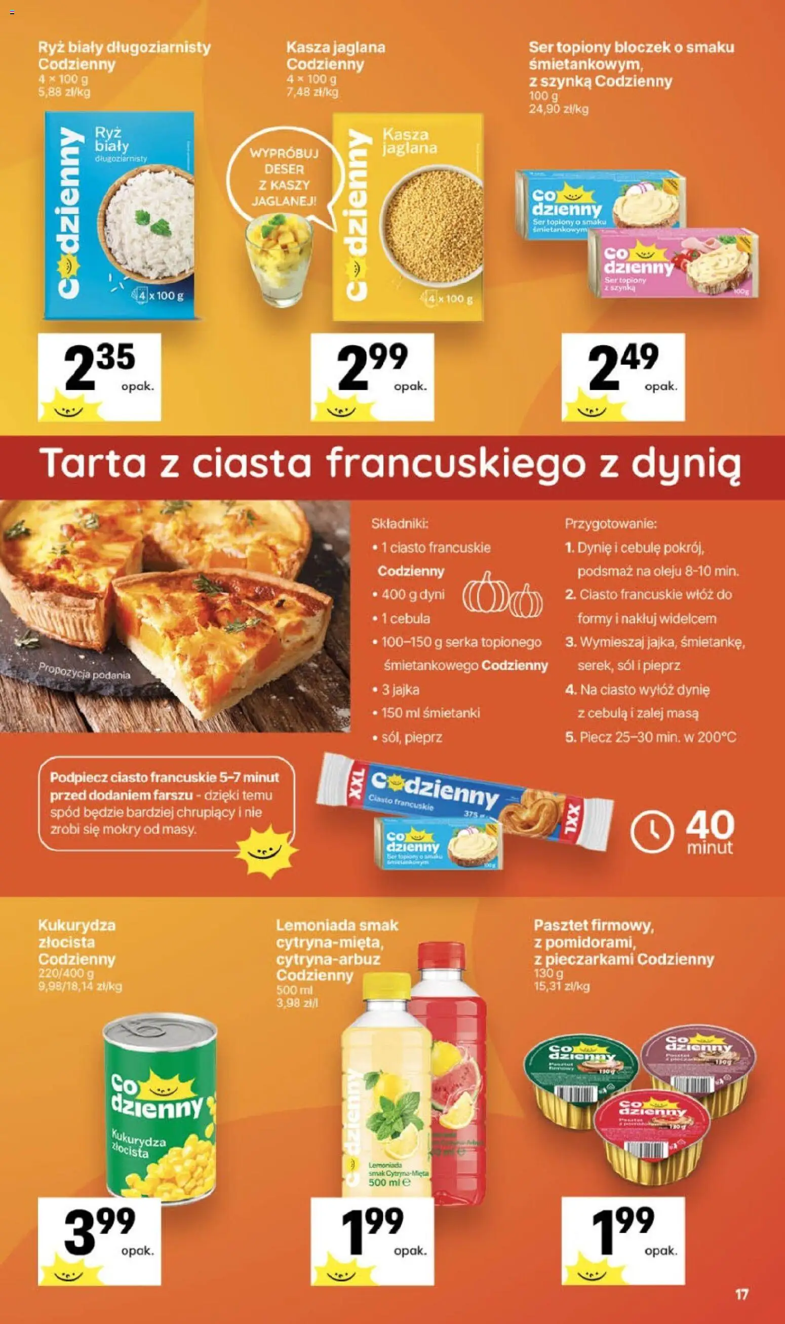 Delikatesy Centrum gazetka od 15.10.2026 | Strona: 17 | Produkty: Dynia, Deser, Lemoniada, Jajka