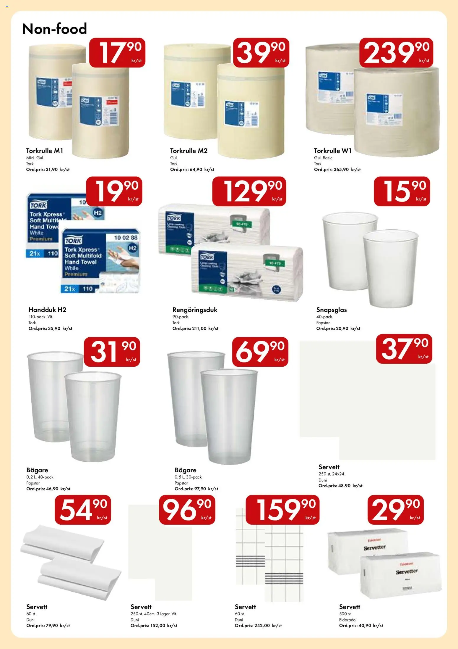 Hypermarkety reklamblad aktuell från 15.06.2026 | Sida: 15 | Produkter: Handduk, Servetter