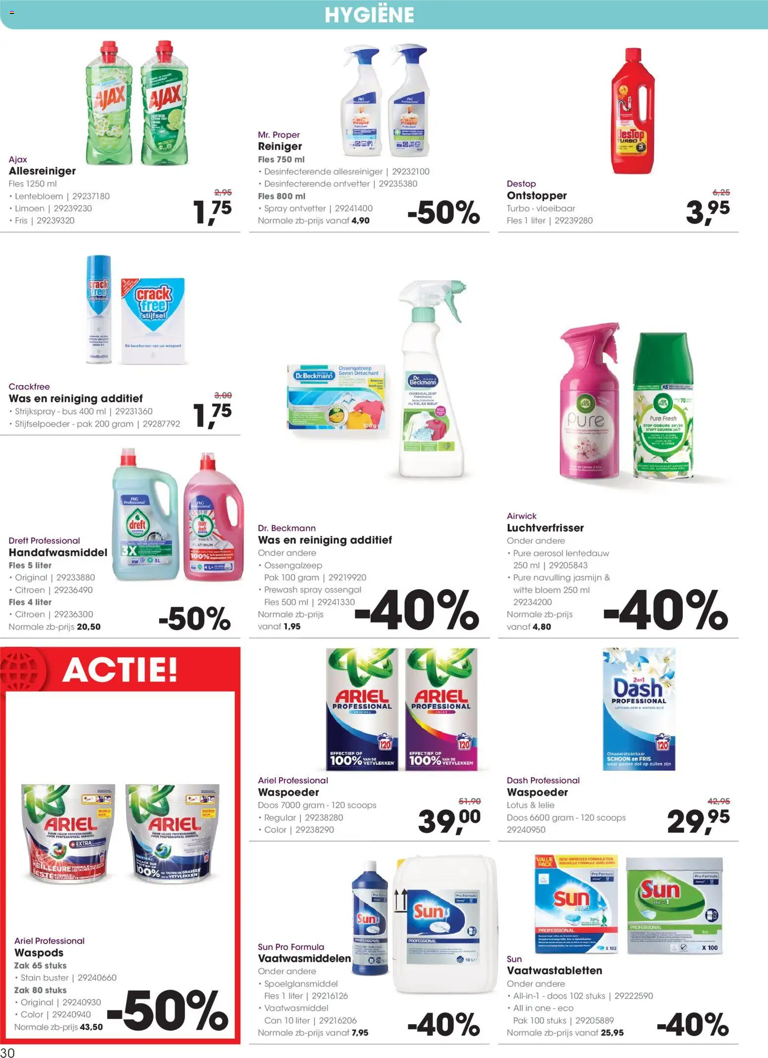 {H1} | Pagina: 30 | Producten: Fles, Luchtverfrisser, Bloem, Zeep