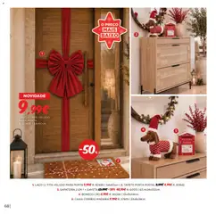 Pré-visualização Espaço Casa Catálogo de Natal 2026 válido de 06/10/2026 | Página: 68 | Produtos: Porta, Caixa, Tapete, Sapateira