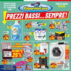 Anteprima del volantino RisparmioCasa volantino valido a partire dal 24/10/2026