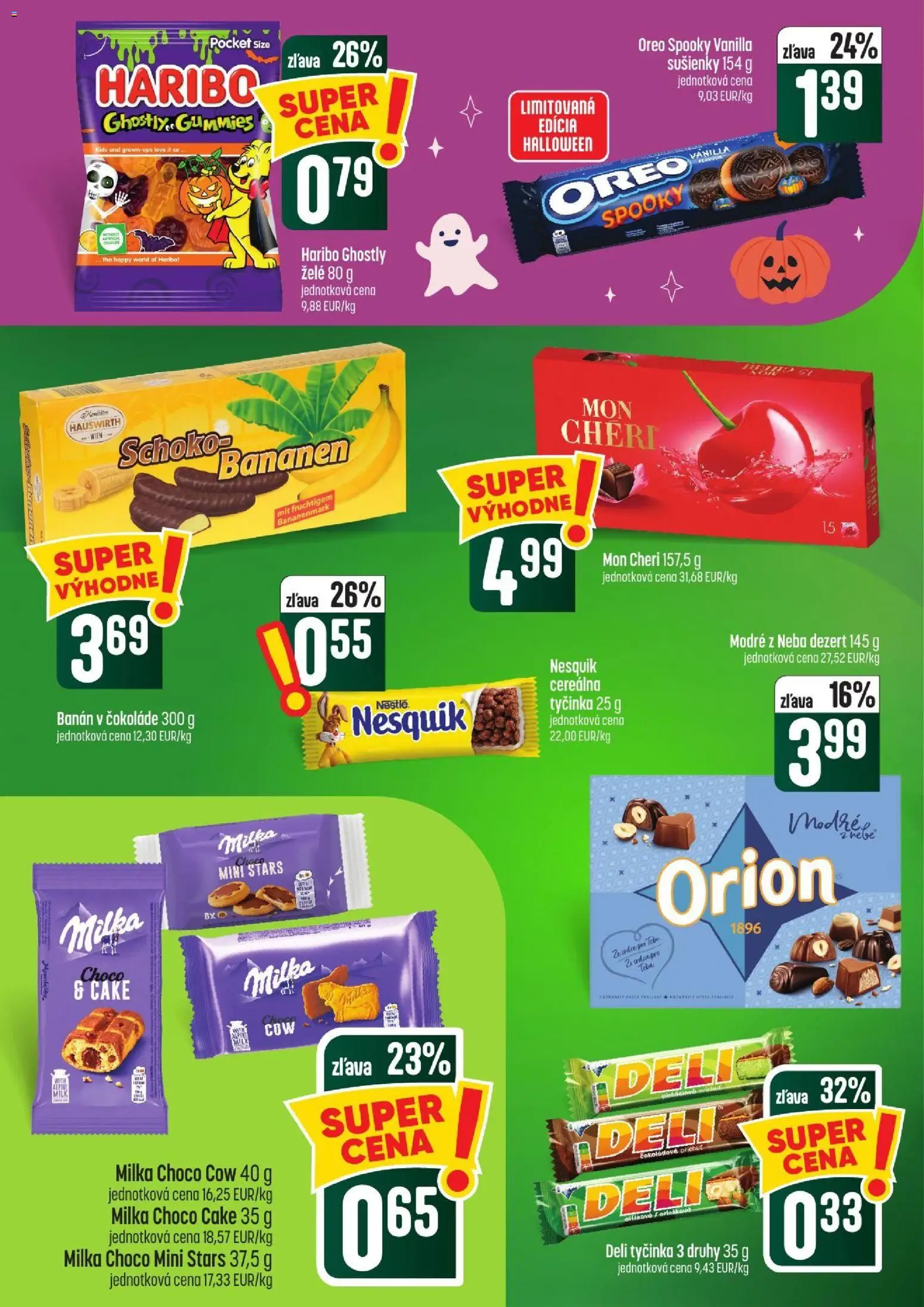 Nové COOP Jednota akcie – leták je platný od 15.10.2026 | Strana: 36 | Produkty: Sušienky, Oreo, Milka, Nesquik