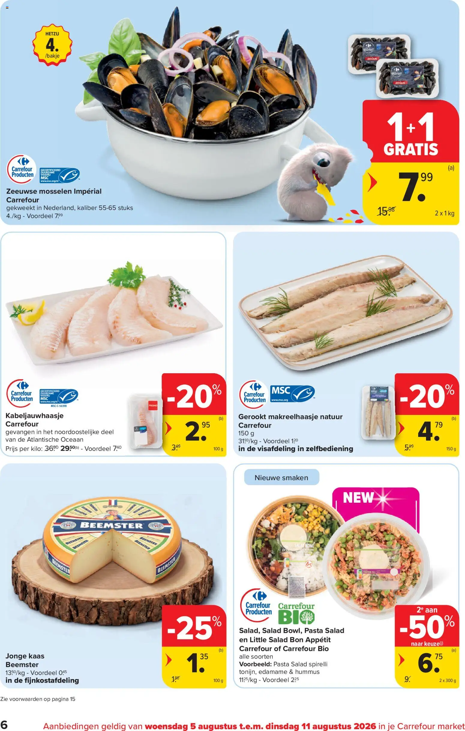 {H1} | Pagina: 6 | Producten: Pasta, Jonge kaas, Hummus, Kaas
