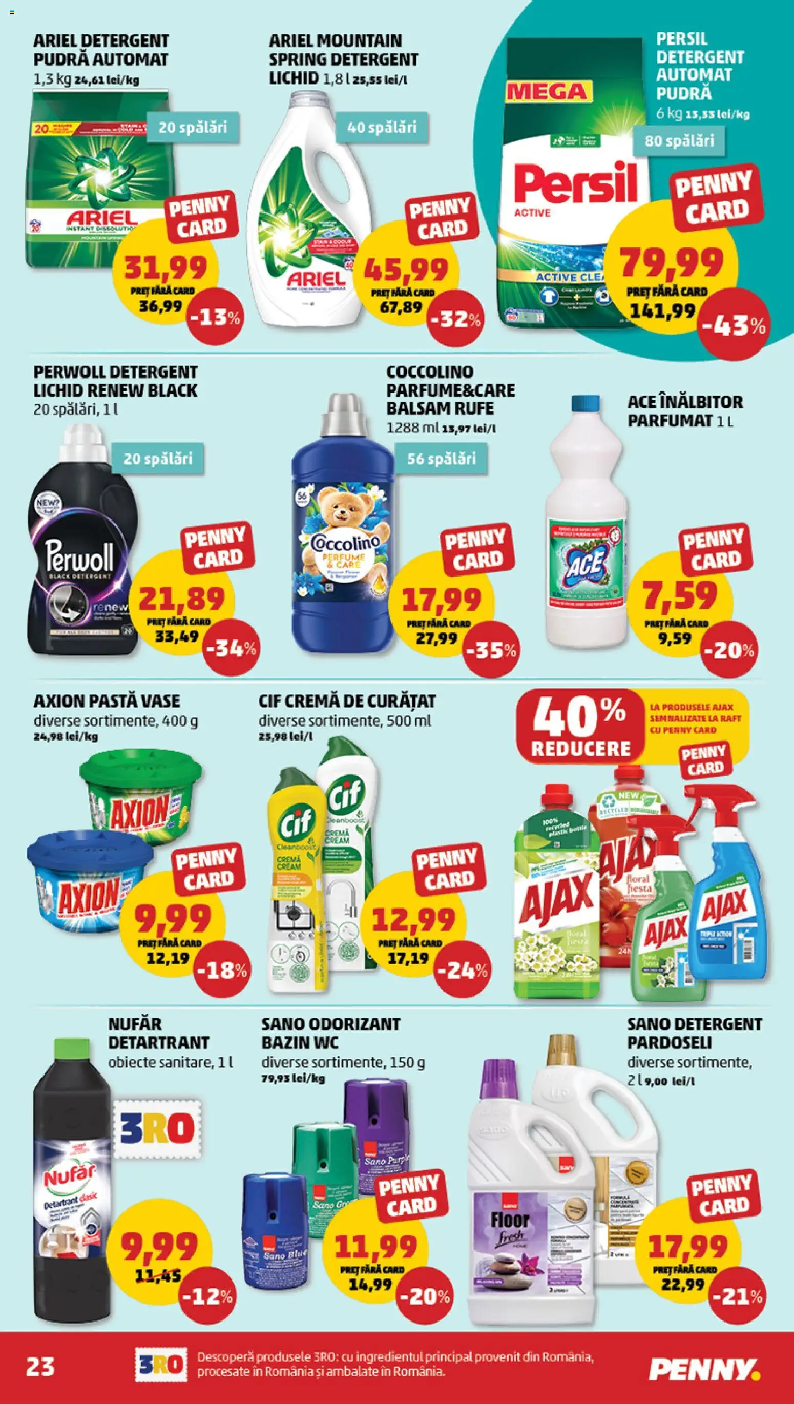Noul catalog PENNY – valabil de la 15.07.2026 | Pagină: 23 | Produse: Pară, Raft, Active, Pudră