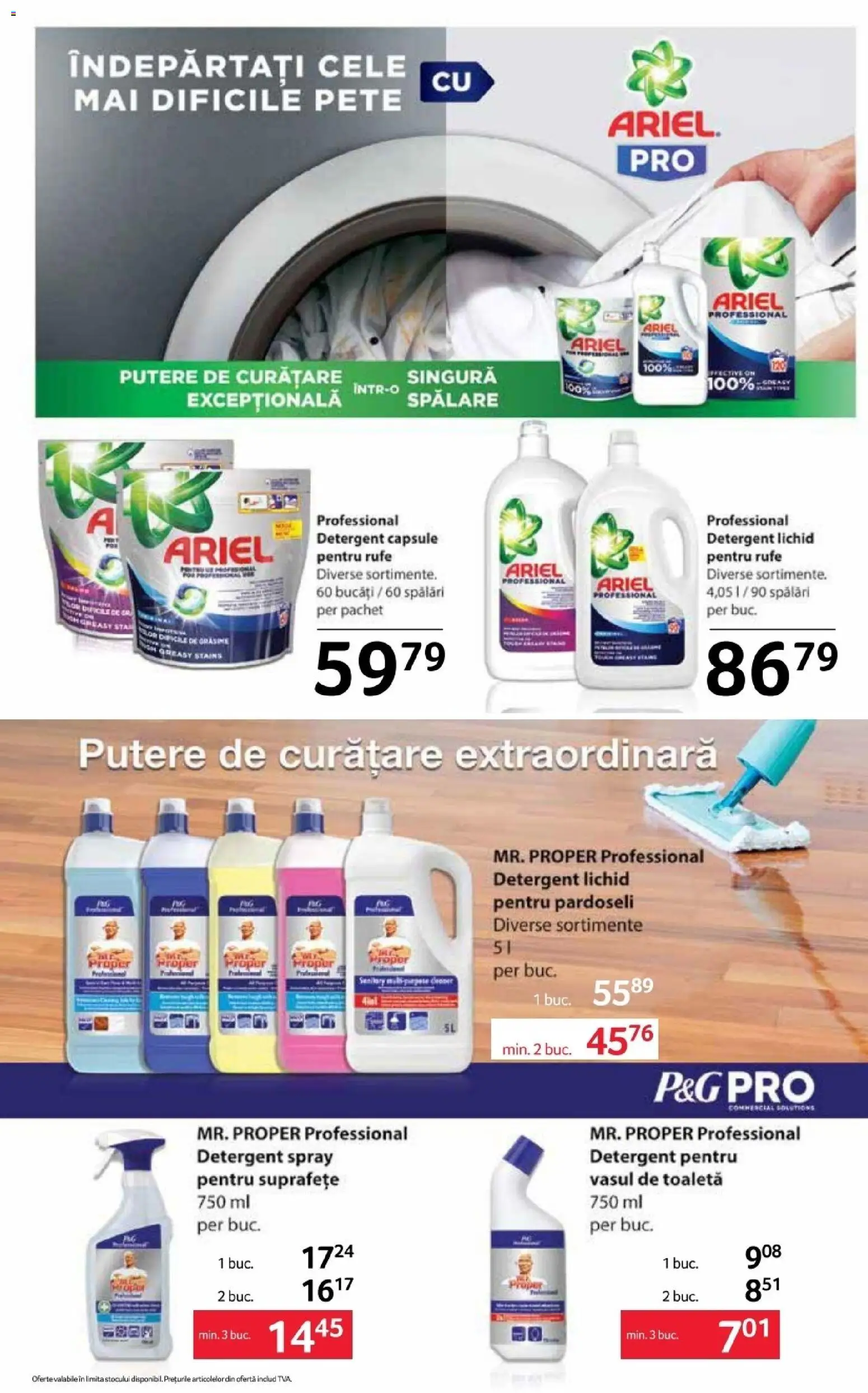 Noul catalog Selgros – valabil de la 16.10.2026 | Pagină: 31 | Produse: Detergent Capsule, Toaletă, Detergent