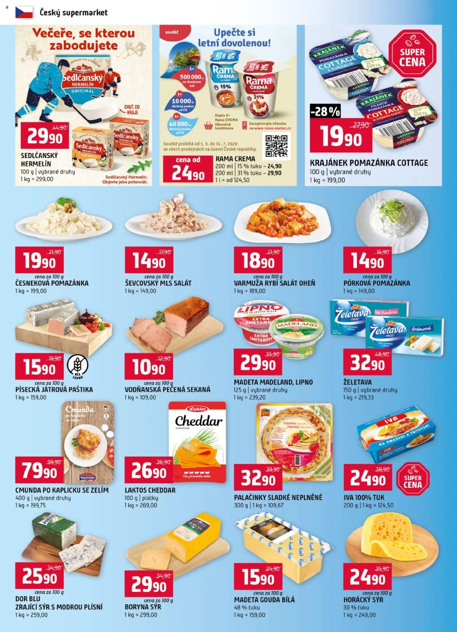 Terno leták od 13.05.2026 | Strana: 4 | Produkty: Sýr, Rybí salát, Pomazánka, Crema