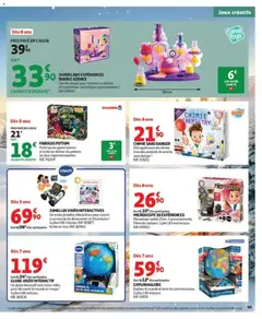 Auchan - Prévisualisation de JUMELLES VIDÉO INTERACTIVES, De vraies jumelles interactives pour s'ouvrir à un monde de découvertes et d'aventures ! valide à partir de 16/10/2026 | Page: 41 | Produits: Tente, Jumelles, Jeux, Piles