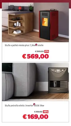 Anteprima del volantino Brico Center volantino valido a partire dal 07/10/2026 | Pagina: 3 | Prodotti: Pellet, Stufa a pellet, Stufa
