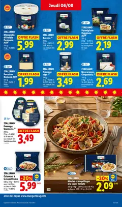 LIDL - Prévisualisation de ITALIAMO Mozzarella di Bufala Campana AOP, 500 g valide à partir de 06/08/2026 | Page: 23