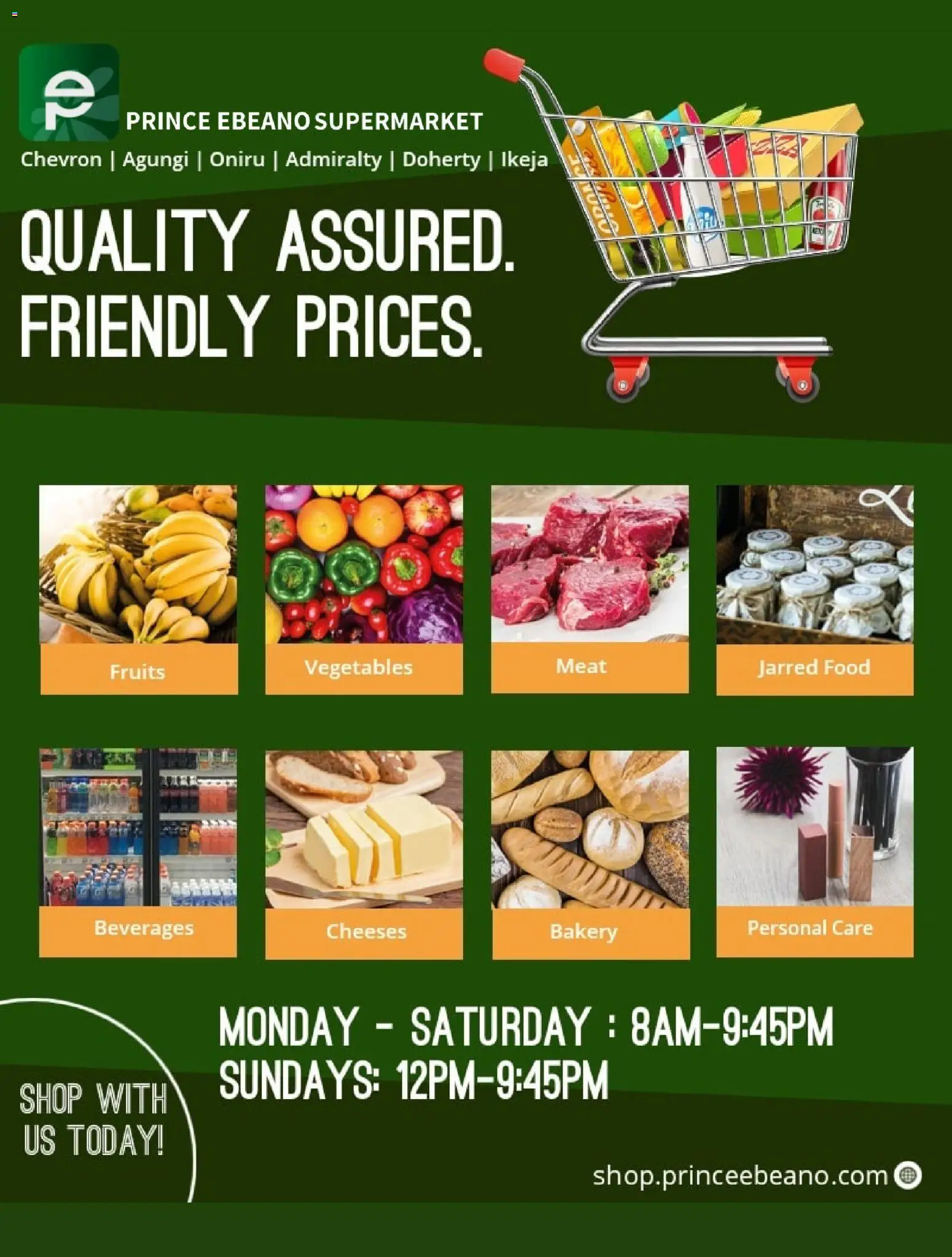 Prince Ebeano Supermarket Catalogue valid from 01/07/2026 | Page: 1 | Products: Vegetables, Fruits, Bakery