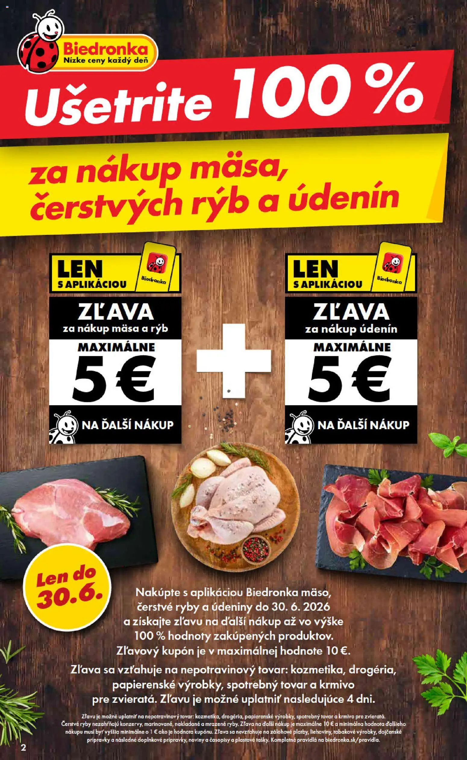 Nové Biedronka akcie – leták je platný od 25.06.2026 | Strana: 2 | Produkty: Ryby