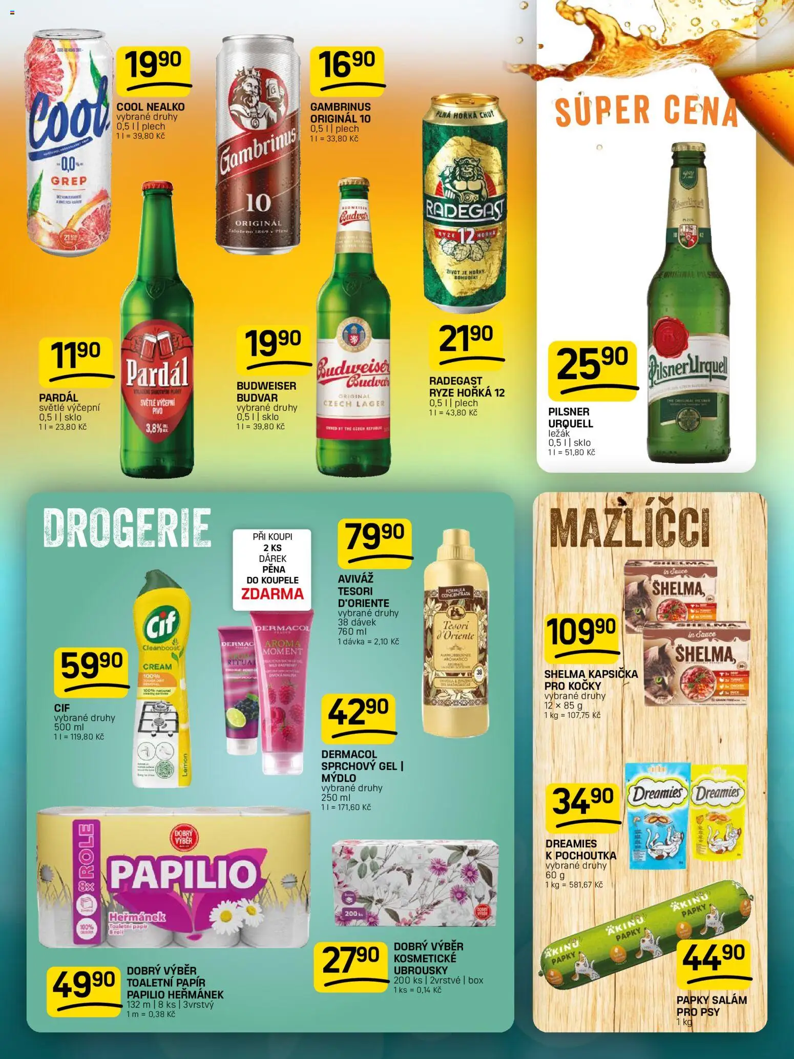 Flop leták od 16.09.2026 | Strana: 11 | Produkty: Budvar, Pardál, Salám, Pilsner