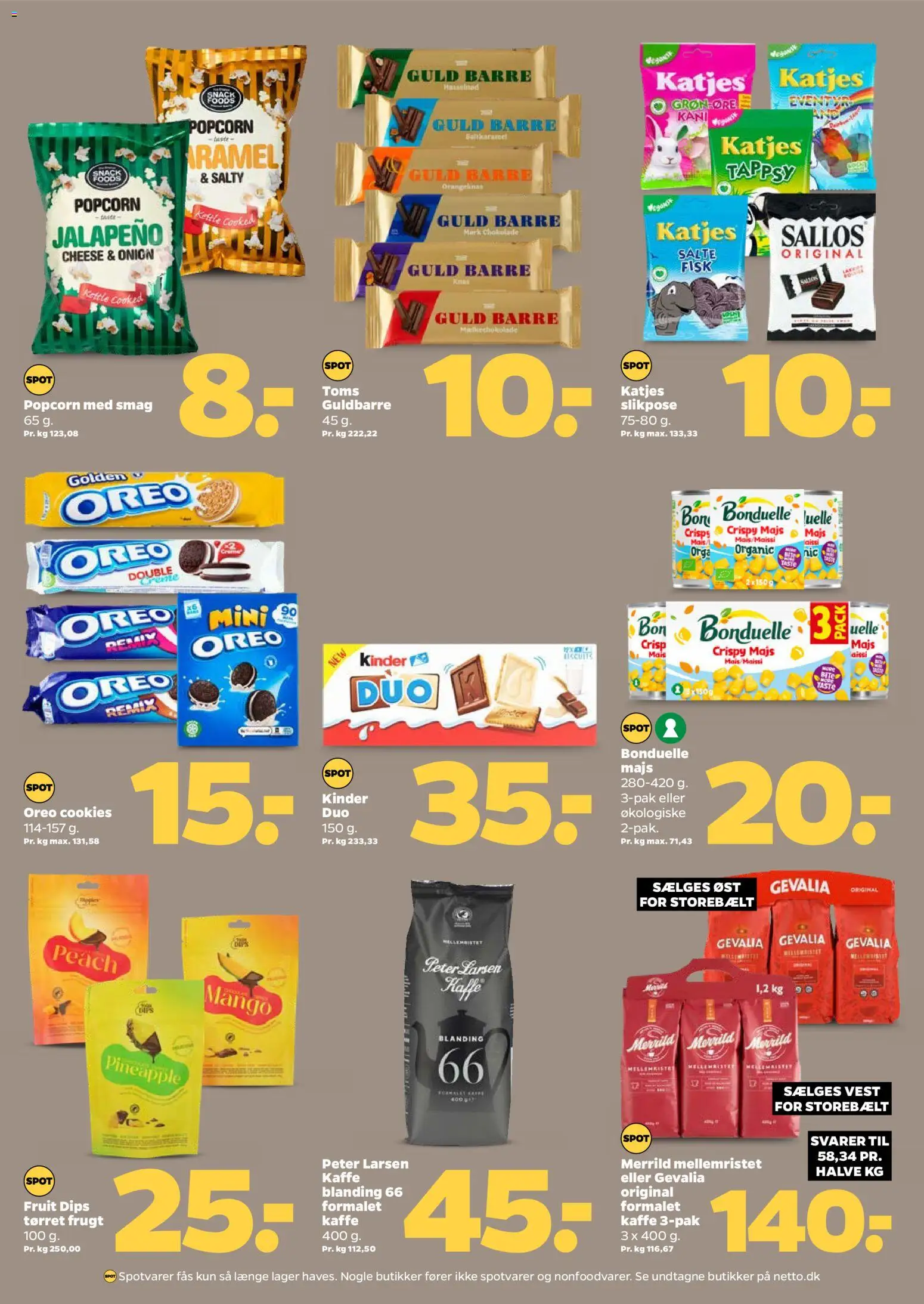 Netto tilbudsavis – gyldig fra 05.06.2026 | Side: 18 | Produkter: Creme, Chokolade, Cookies, Popcorn