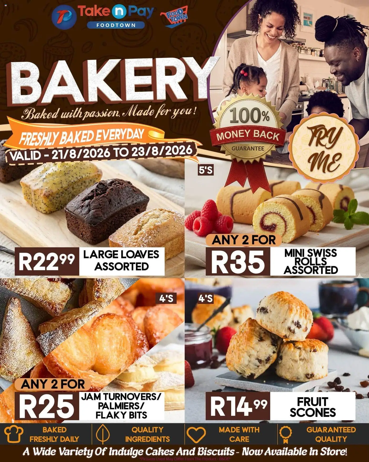 New Take n Pay catalogue – valid from 18/08/2026 | Page: 16 | Products: Jam, Bakery, Ingredients, Fruit