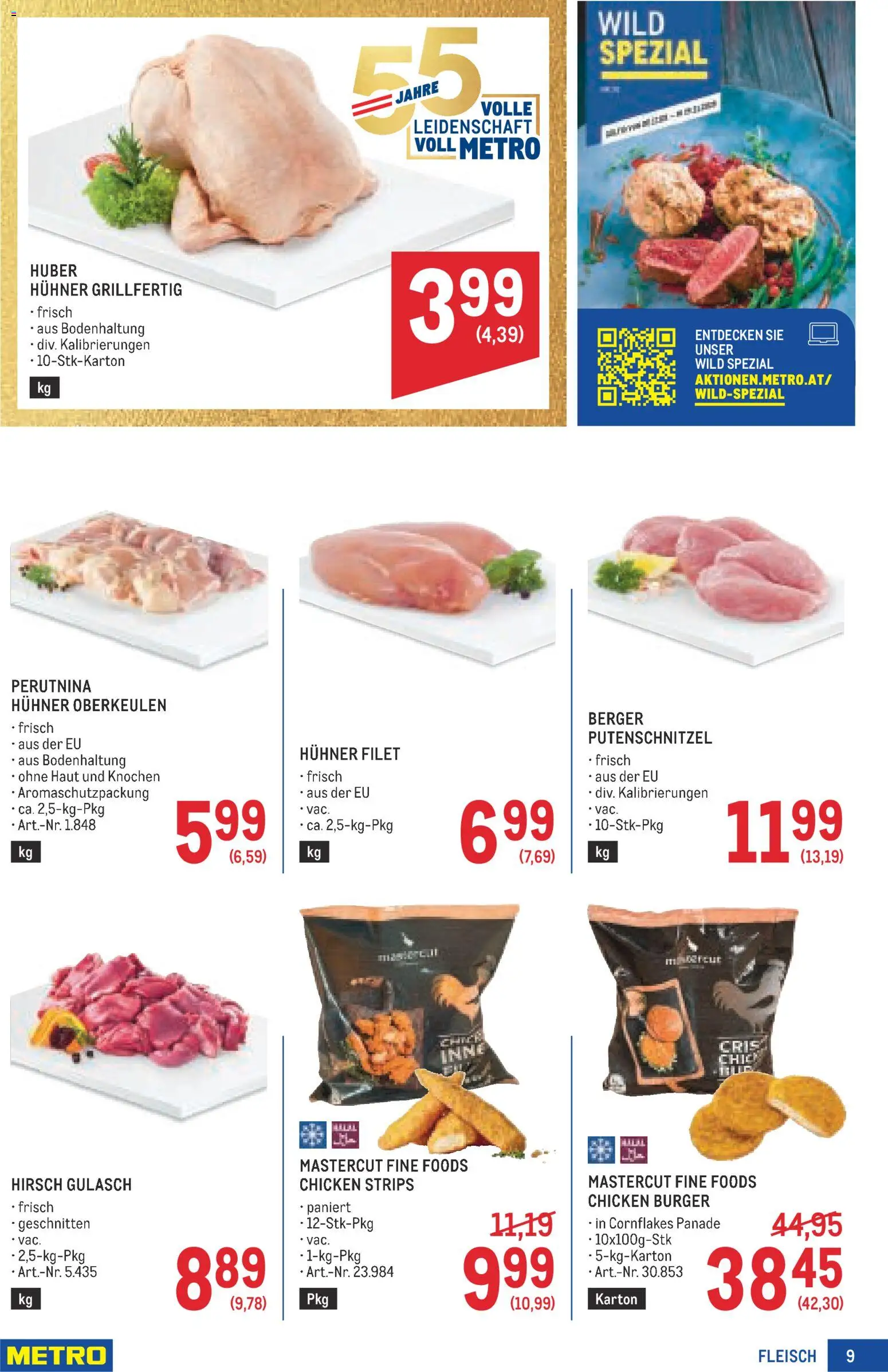 Metro angebote Profi gültig ab 01.10.2026 | Seite: 9 | Produkte: Burger