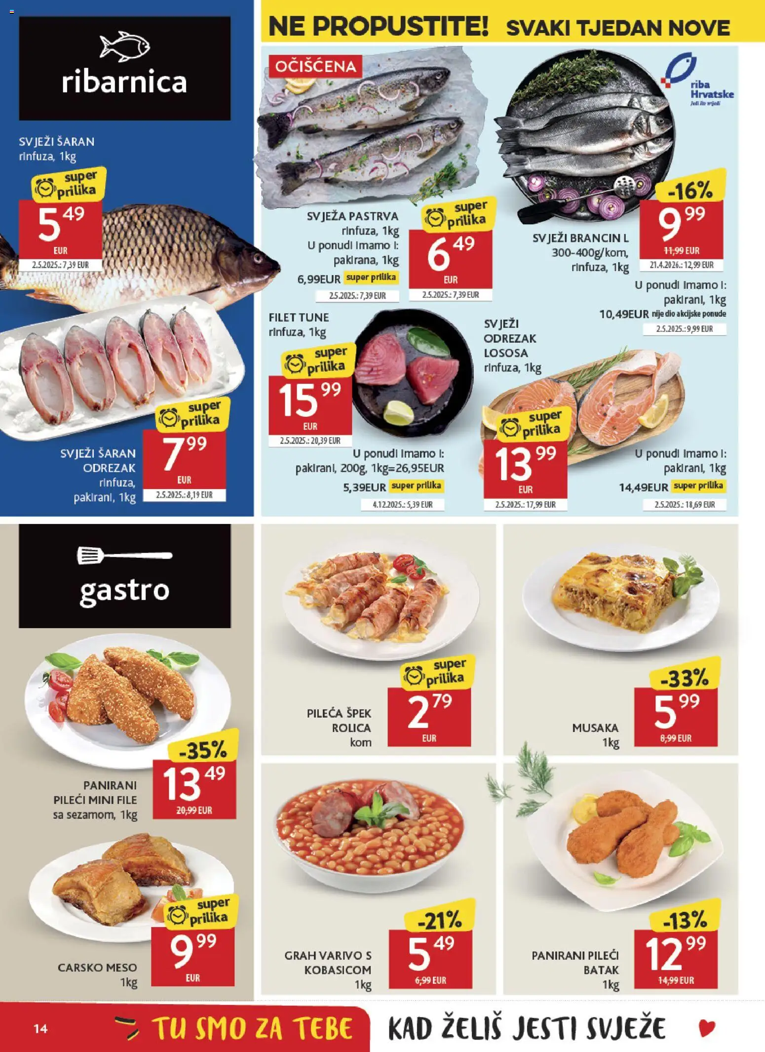 Konzum HR akciós ujság - amely érvényes a következő dátumtól: 06.05.2026 | Oldal: 14 | Termékek: Dió
