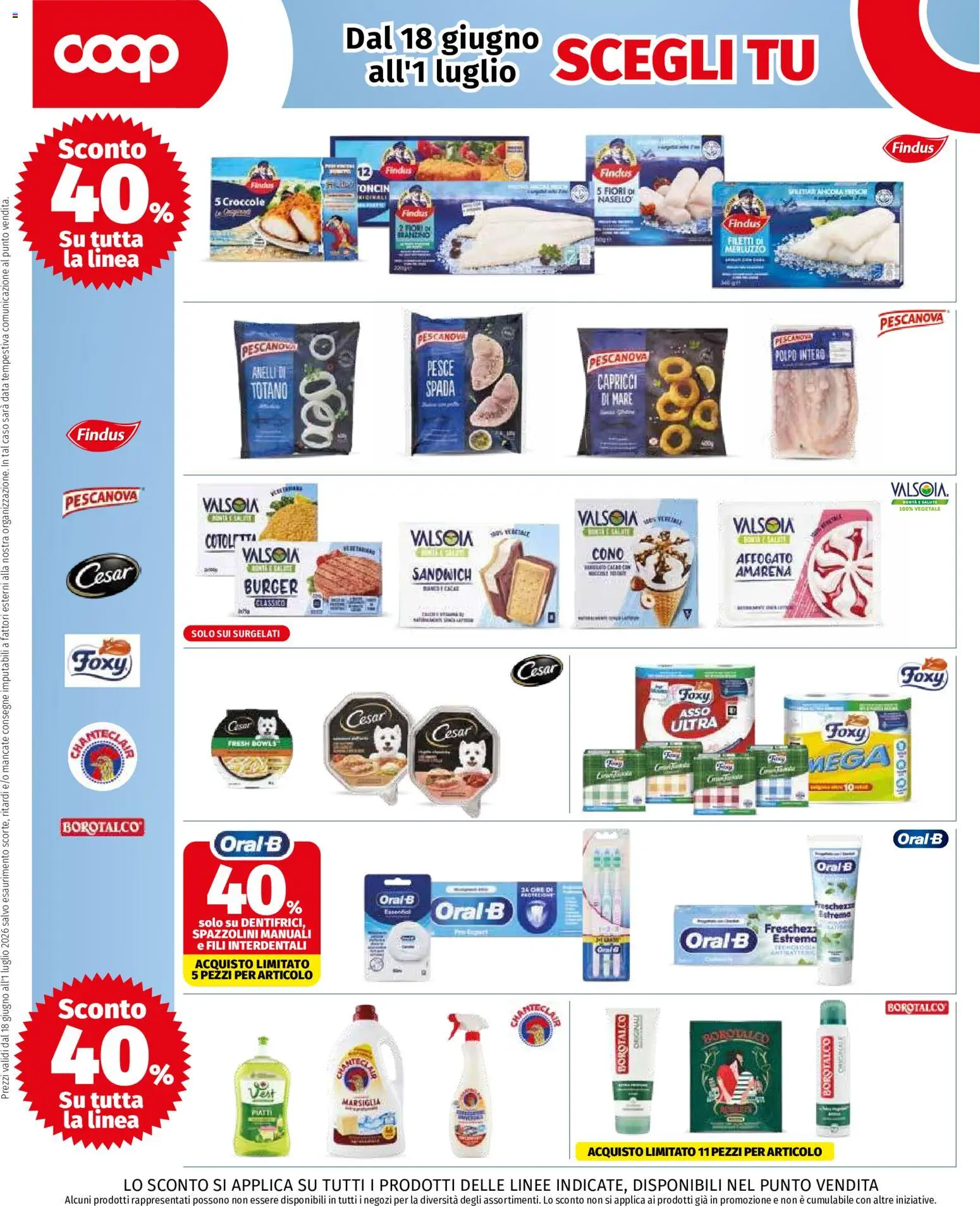 Volantino COOP del 18.06.2026 | Pagina: 6 | Prodotti: Data, Amarena, Nasello, Totano