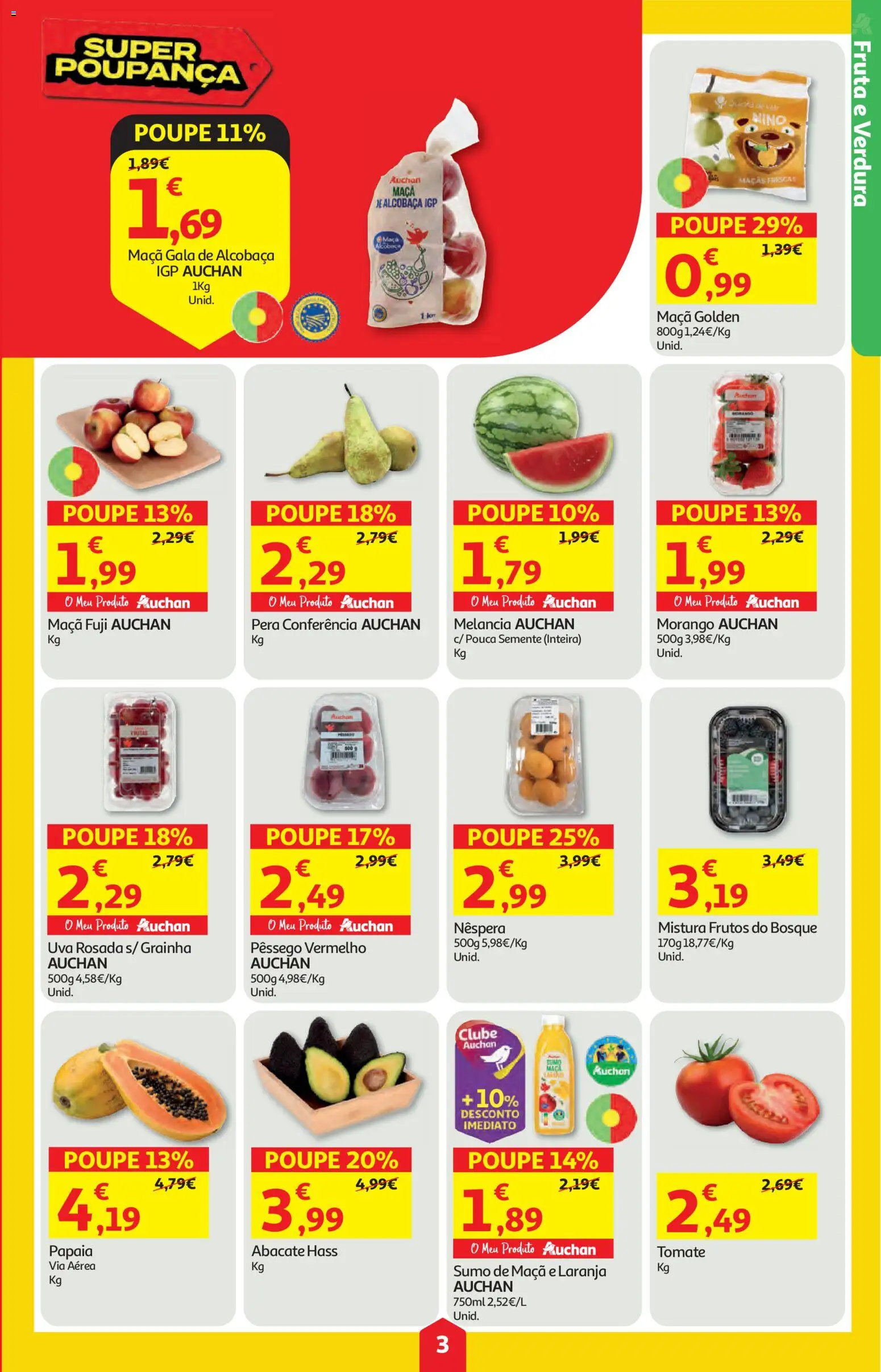 Auchan folheto | 07/05/2026 |  🎉 Como obter um desconto limitado? Poupe ainda hoje! | Portugal