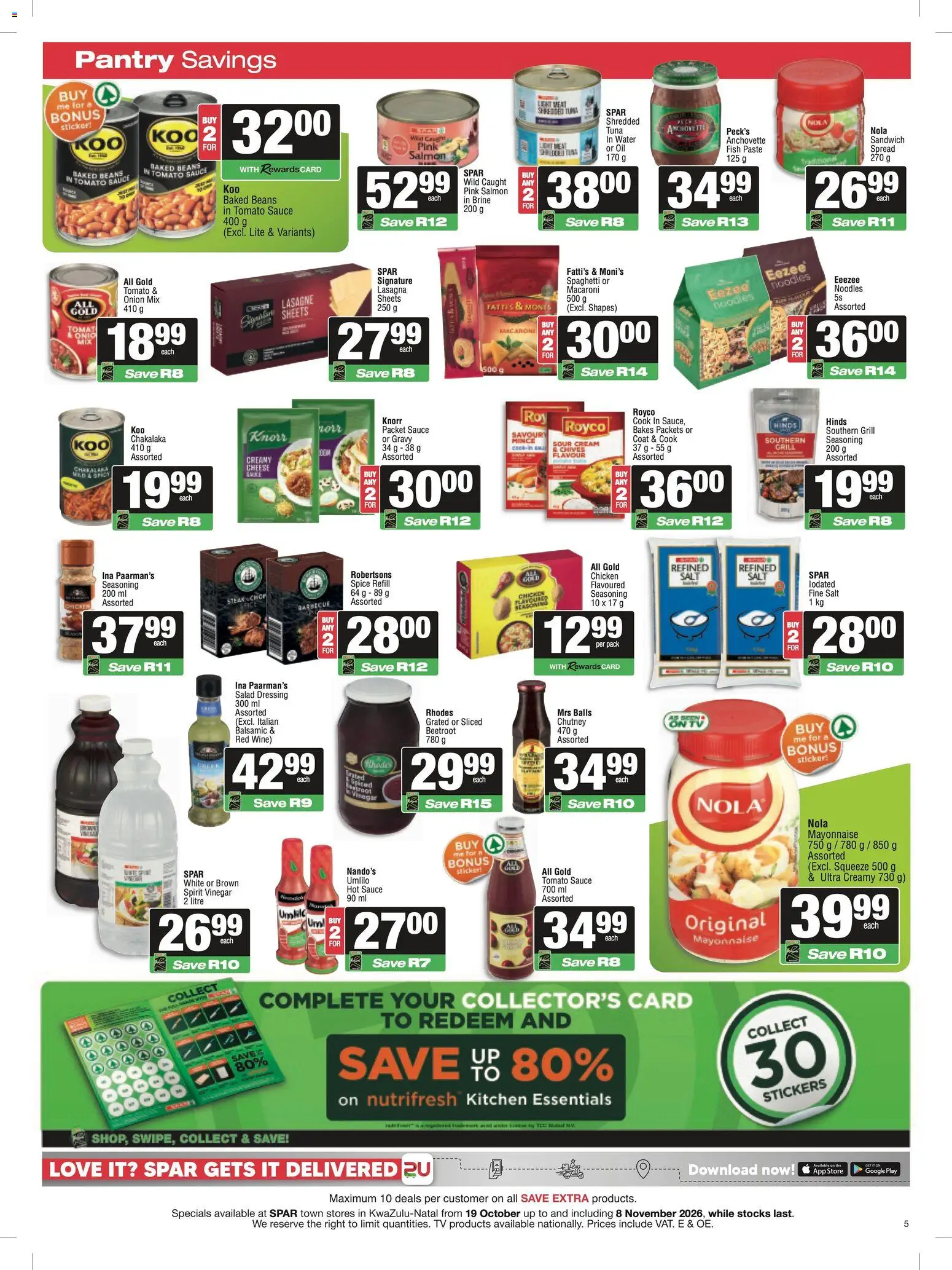 New Spar catalogue – valid from 19/10/2026 | Page: 5 | Products: Grill, TV, Steak, Sour cream