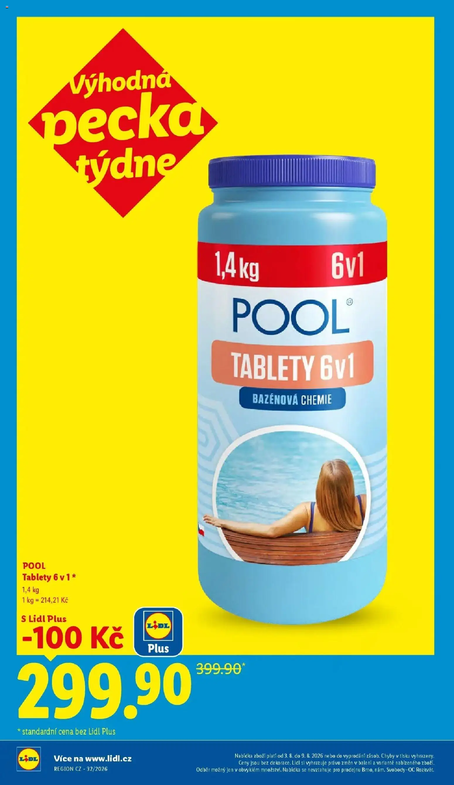 Lidl aktuální leták - Spotřební zboží od 03.08.2026 | Strana: 4 | Produkty: Bazénová chemie