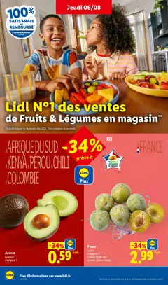 LIDL - Prévisualisation de Avocat, Avocat, la pièce, Catégorie 1 valide à partir de 06/08/2026 | Page: 2 | Produits: Avocat, Prune