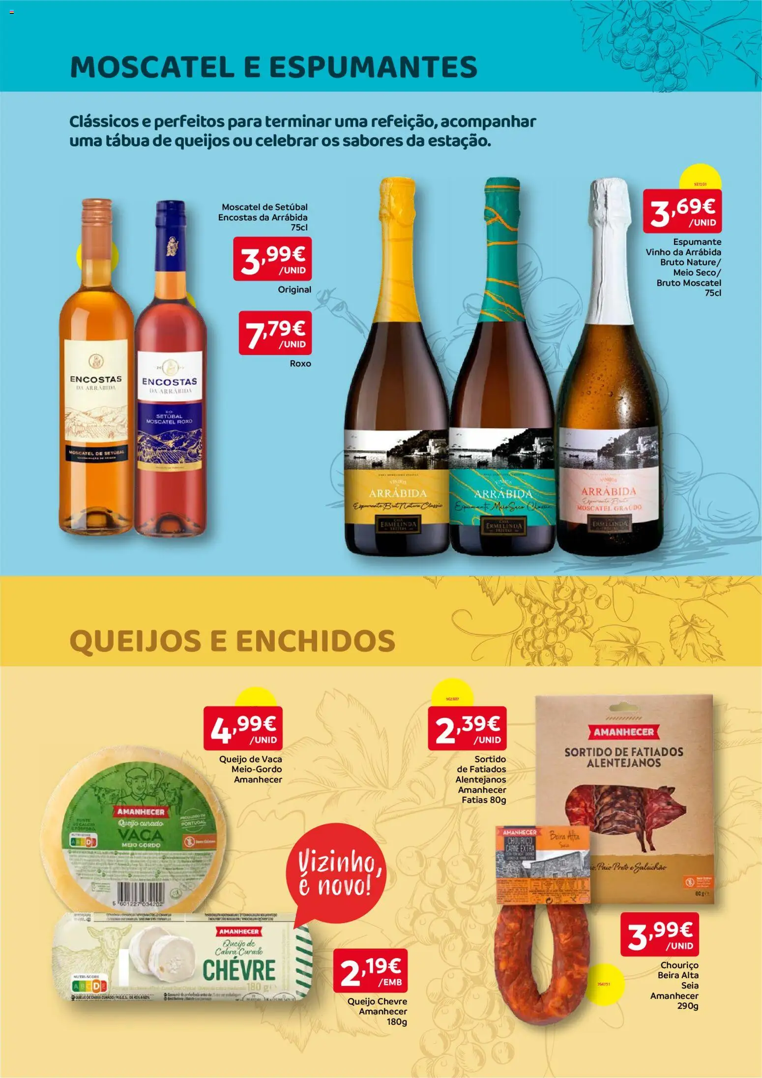 Amanhecer folheto │ válido de 17/09/2026 | Página: 5 | Produtos: Espumante, Queijo, Chouriço, Queijo curado
