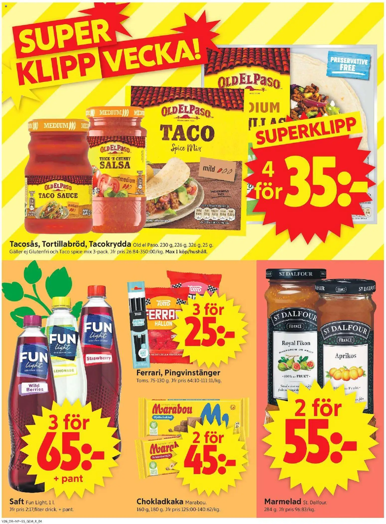 ICA Supermarket reklamblad aktuell från 22/06/2026 | Sida: 4