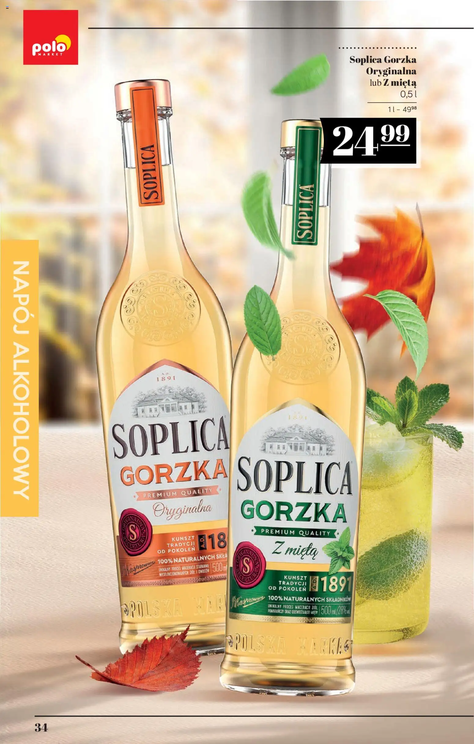 POLOmarket katalog - Alkoholi od 08.10.2026 | Strona: 34 | Produkty: Soplica, Mięta