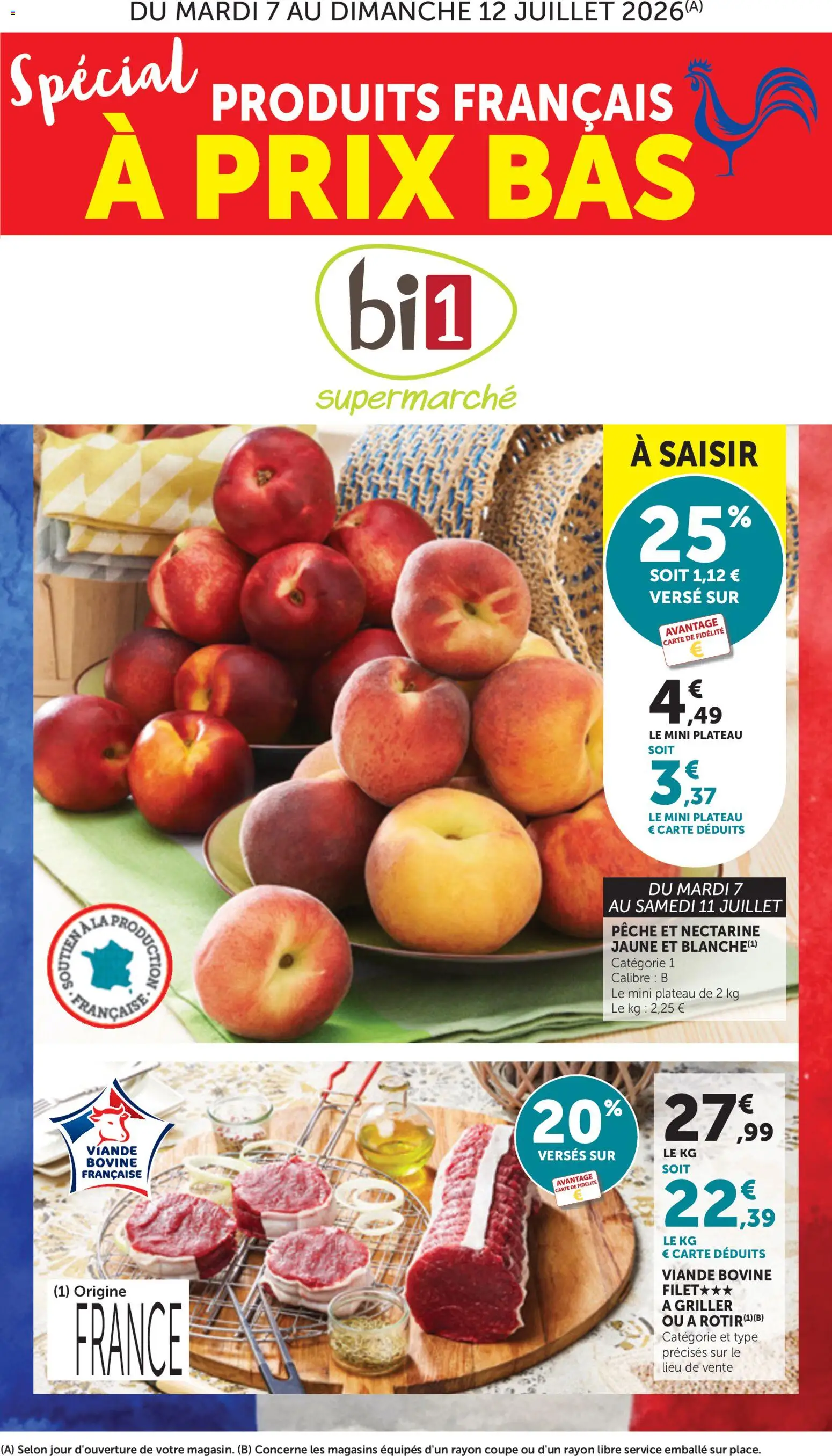 {H1} | Page: 1 | Produits: Pêche, Plateau, Viande, Viande bovine