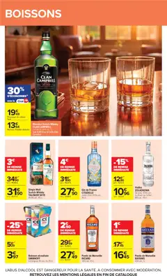 Carrefour - Prévisualisation de Carrefour catalogue valide à partir de 04/08/2026 | Page: 45 | Produits: Scotch whisky Clan campbell, Pastis, Thé, Gin