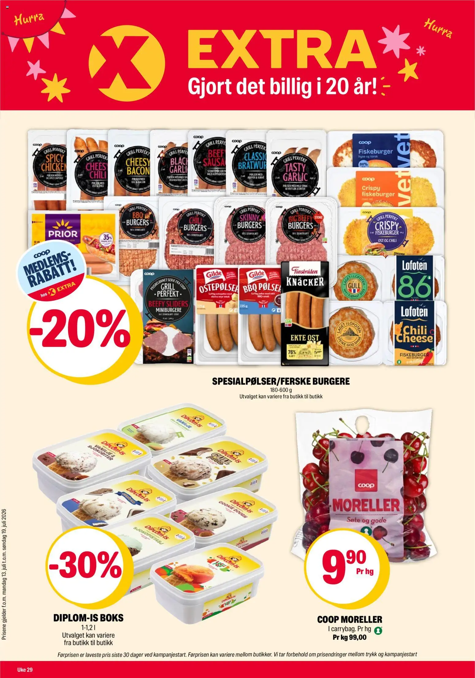 Coop Extra kundeavis (13/07/2026 - 19/07/2026) catalogue cover