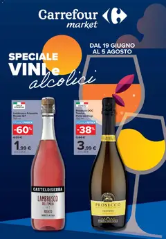 Anteprima del volantino Carrefour - Market - Speciale Vini valido a partire dal 19.06.2026