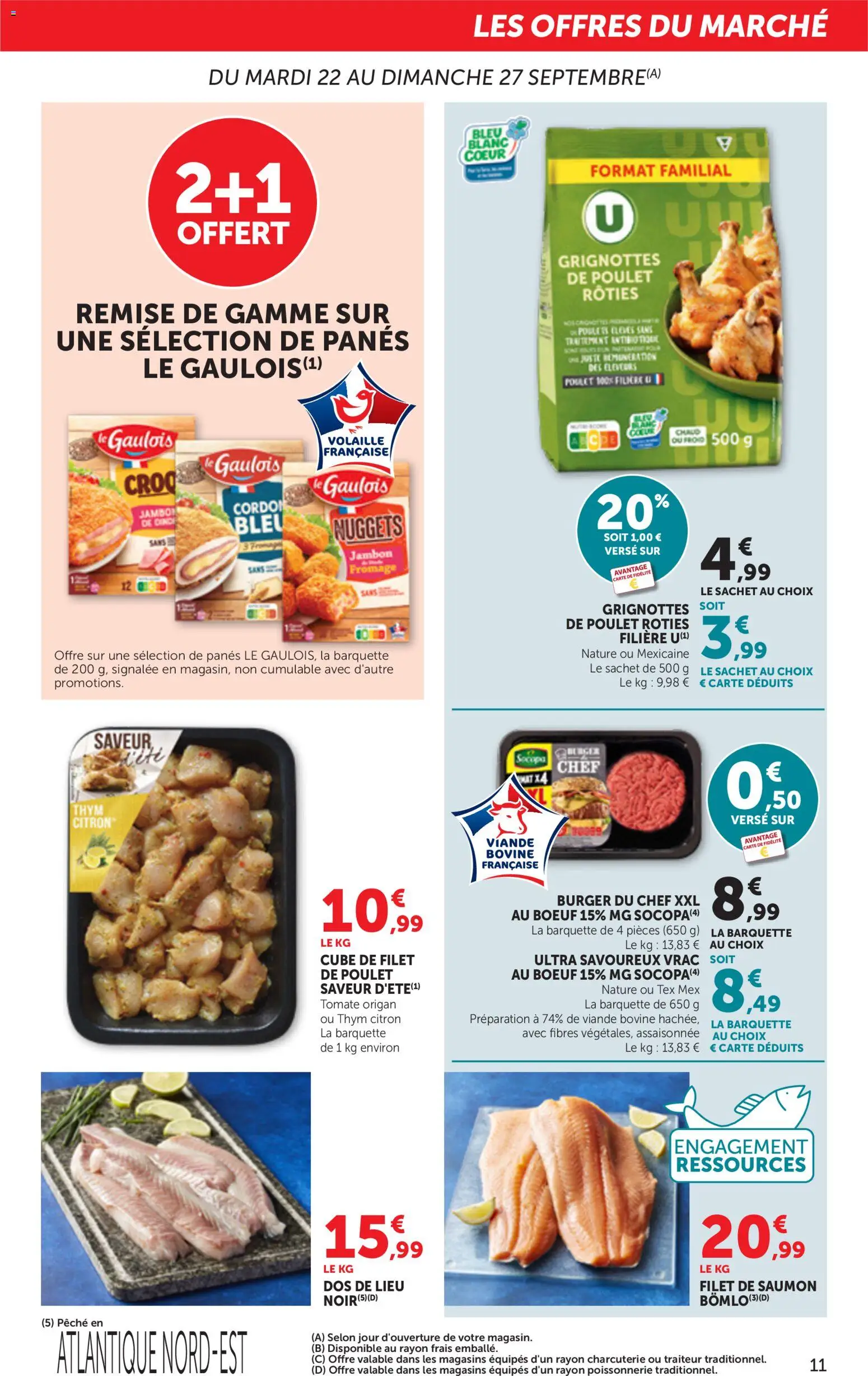 {H1} | Page: 11 | Produits: Citron, Filet de saumon, Dinde, Fromage