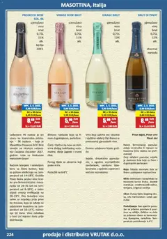 Vrutak - Katalog - Pregled kataloga iz trgovine Vrutak, vrijedi od 01.11.2025 | Stranica: 224 | Proizvodi: Aperitiv, Prosecco, Jagode, Grožđe