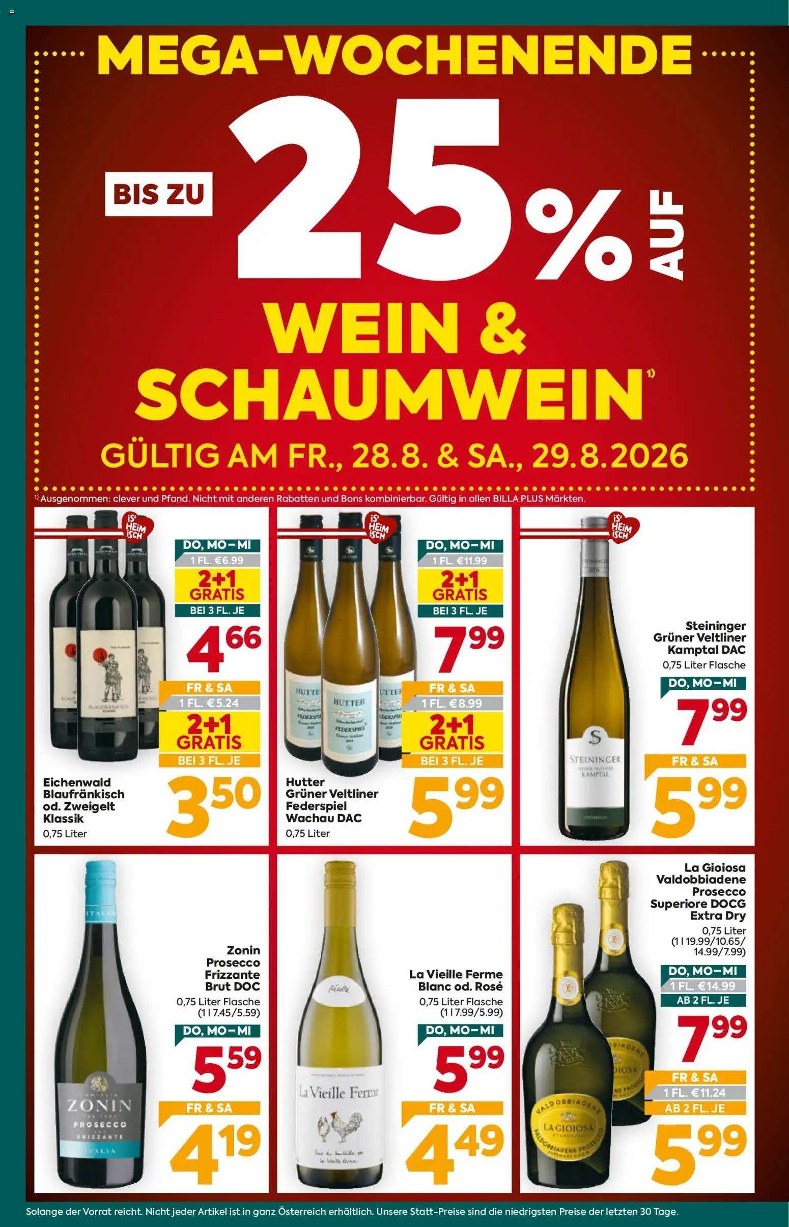 Billa Plus Flugblatt gültig ab 27.08.2026 | Seite: 2