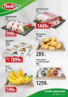Reál Bevásárló hétvége - Kisalföld - amely érvényes a következő dátumtól: 14.05.2026