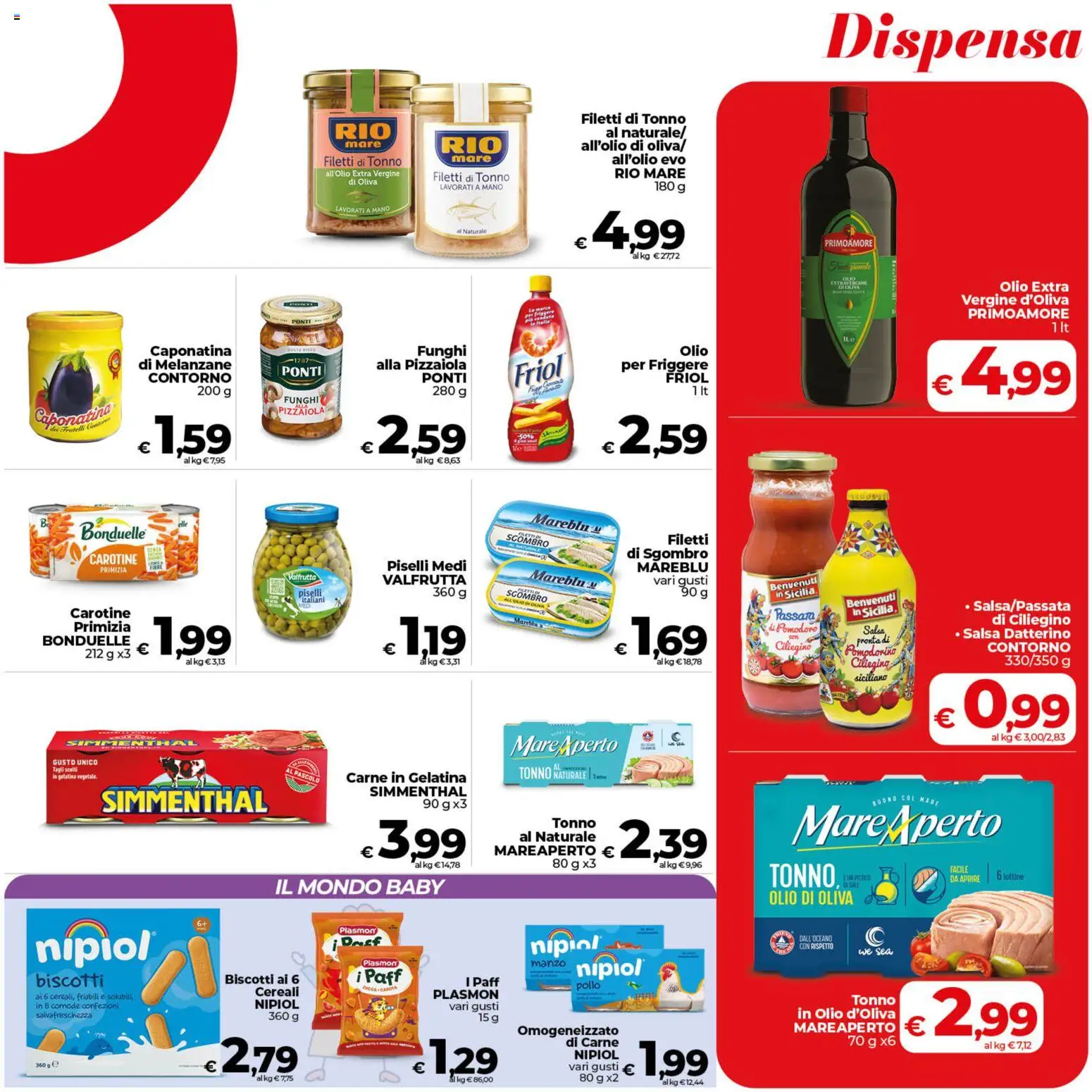 Volantino COOP del 07.04.2026 | Pagina: 15 | Prodotti: Tonno, Melanzane, Olio extra vergine, Olio di Oliva