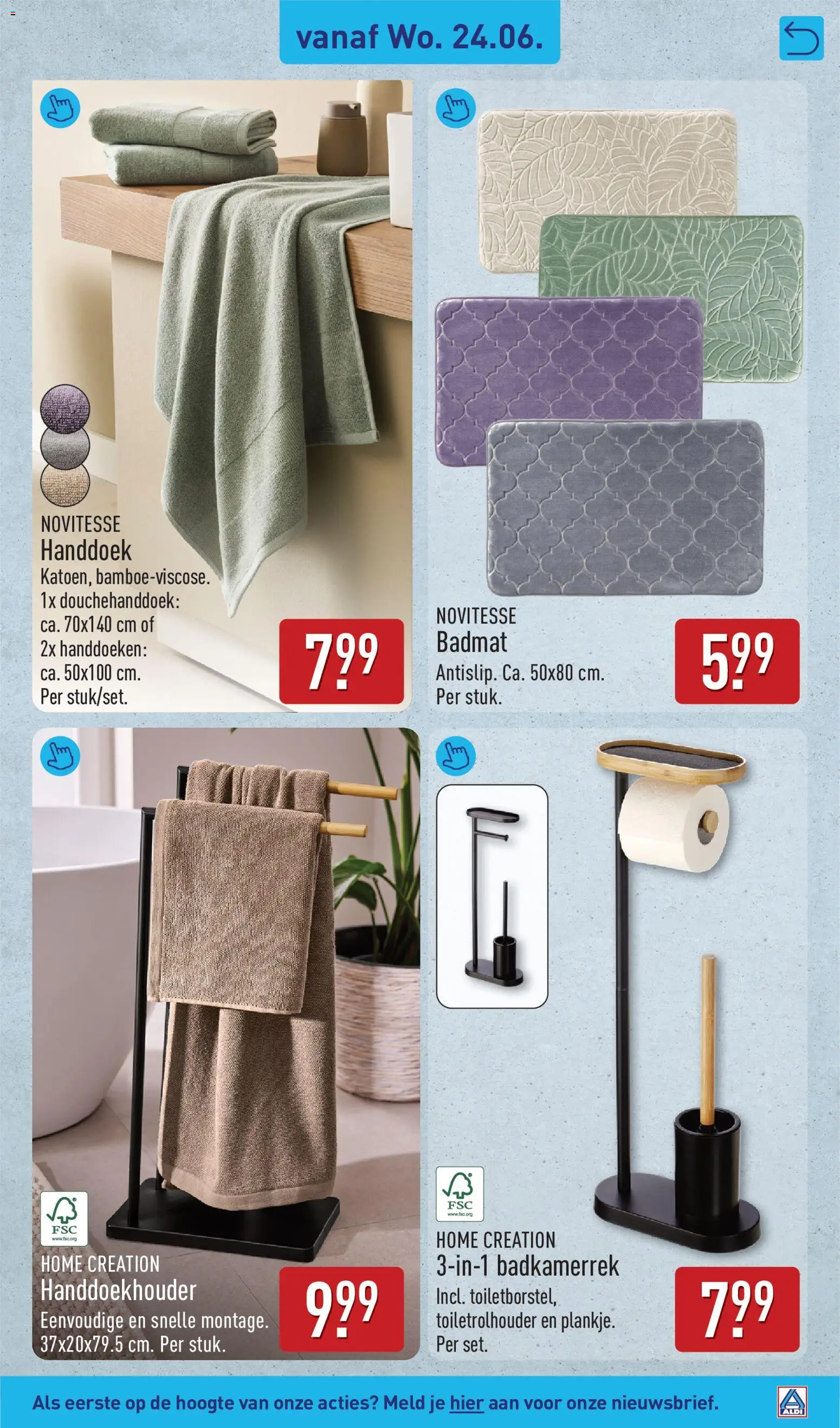 {H1} | Pagina: 49 | Producten: Badmat, Handdoeken, Handdoek