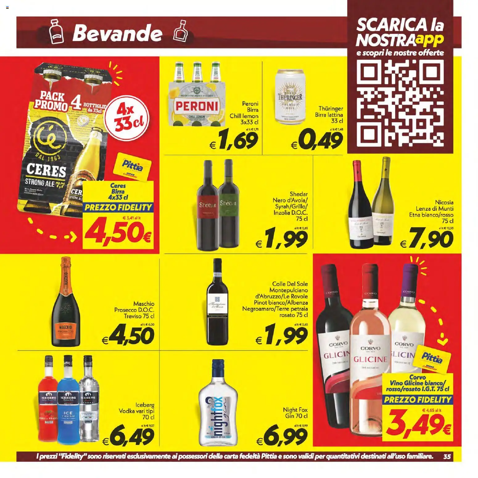 Volantino SuperConveniente del 25/06/2026 | Pagina: 35 | Prodotti: Birra, Vodka, Prosecco, Ceres