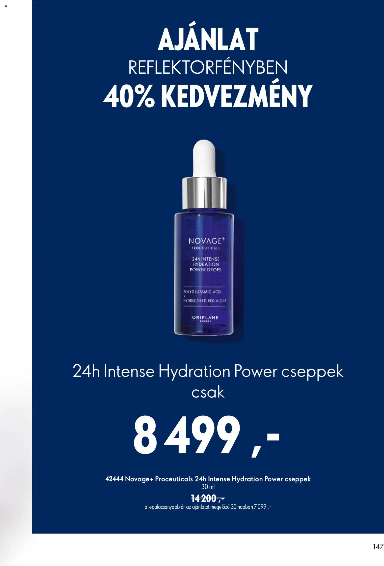 Oriflame akciós ujság - amely érvényes a következő dátumtól: 2026.07.29. | Oldal: 147
