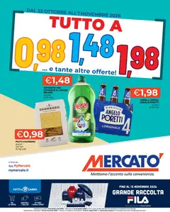 Anteprima del volantino Mercatò volantino valido a partire dal 22/10/2026