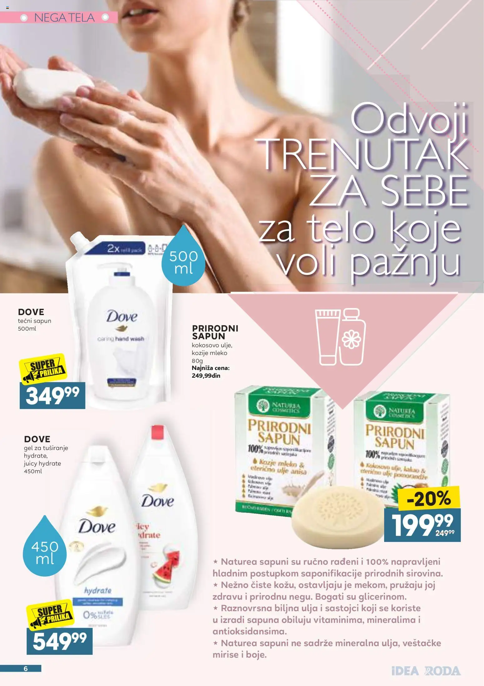 Roda katalog - važi od 28.09.2026 | Strana: 6 | Proizvode: Kozje mleko, Sapun, Dove, Sastojci