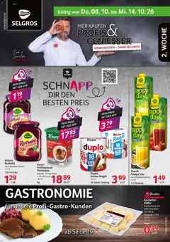 Selgros Prospekt ab 08.10.2026 gültig