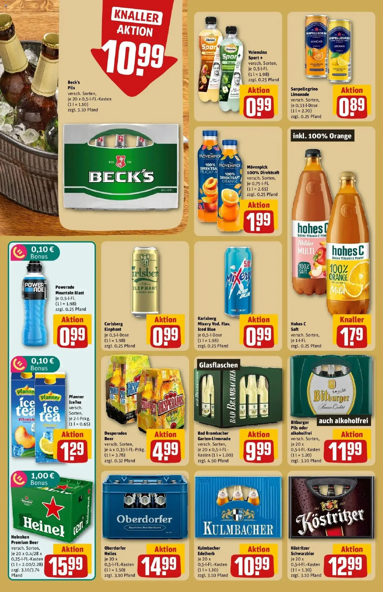 REWE Prospekt ab 31.08.2026 zum Blättern » Angebote | Seite: 20 | Produkte: Bad, Valensina, Hohes c, Mixery