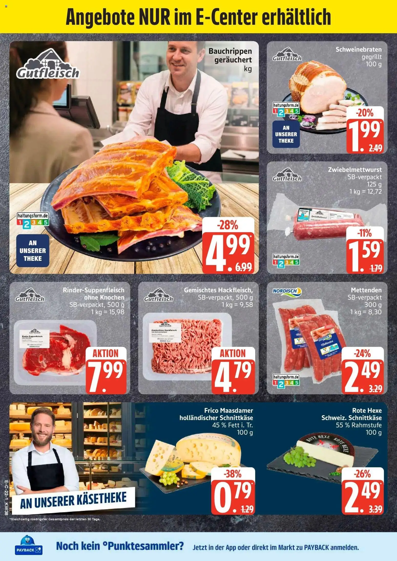 Edeka Prospekt Reinbek (ab 14.09.2026) » Angebote Online | Seite: 29 | Produkte: Theke, Hackfleisch